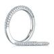 A.Jaffe Micro Pav�� Rollover Diamond Wedding Band MR1534/50