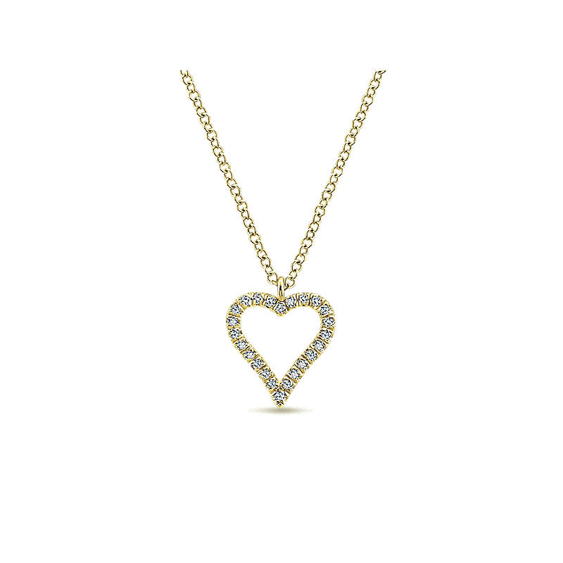 Gaby Necklace 14k Yellow Gold Diamond Fashion