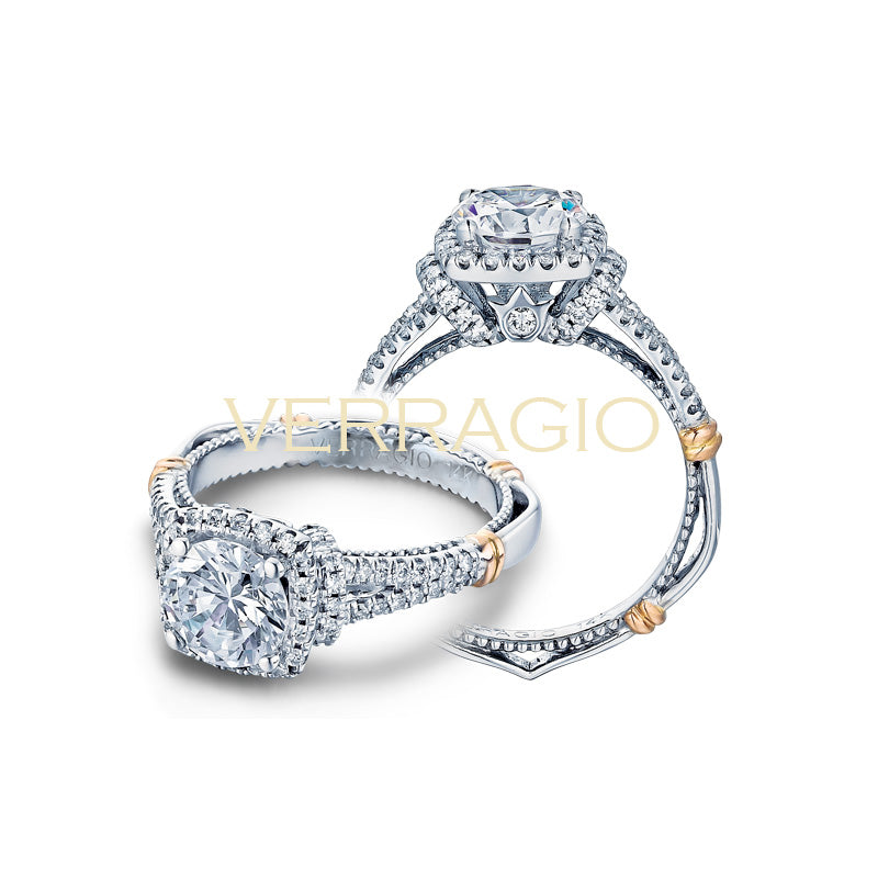 Verragio Parisian Collection Engagement Ring D-117CU-GOLD