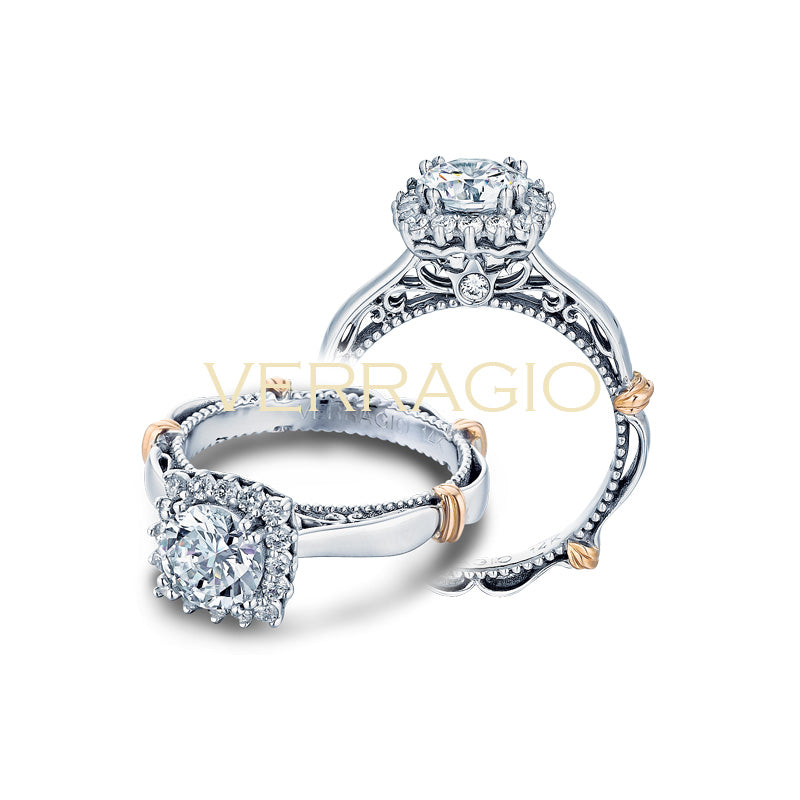 Verragio Parisian Collection Engagement Ring D-118CU-GOLD