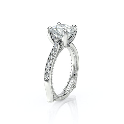 Verragio Halo Round Engagement Ring