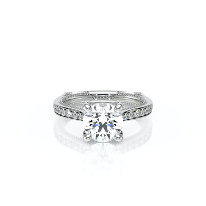 Verragio Halo Round Engagement Ring