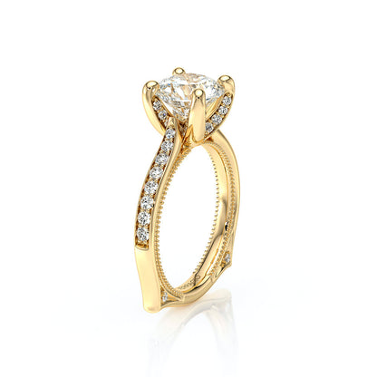 Verragio Halo Round Engagement Ring