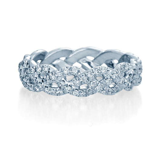 Verragio Twist Diamond Wedding Band