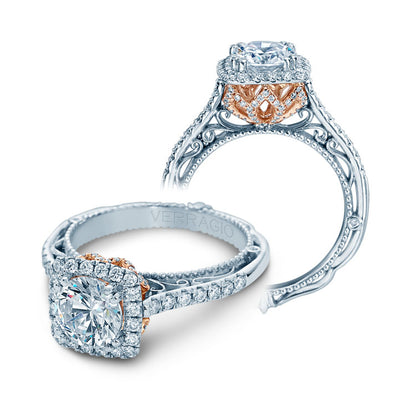 Verragio Halo Pave Diamond Engagement Ring
