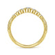 18K Yellow Gold Diamond Matching Wedding Band