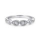 14K White Gold Matching Wedding Band