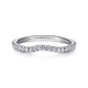 18K White Gold  Matching Wedding Band