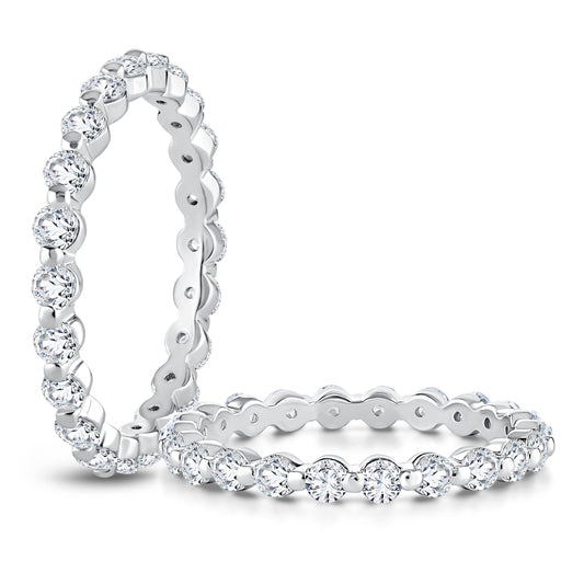 Eternity Single Shared Prong Diamond Wedding Band WRRDL1243E/105