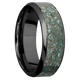 Zirconium with Polish , Polish Finish and Ocean Jasper Inlay
