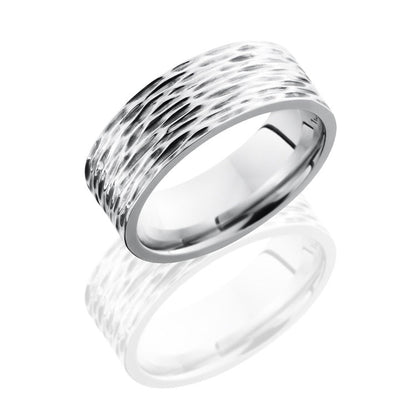 Lashbrook Cobalt Chrome 8mm Flat Band CC8F