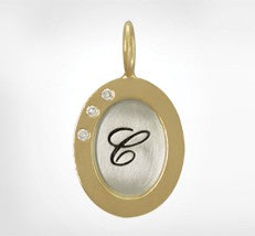 Oval Wide Frame Charm