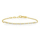 Marquise and Round Diamond Bracelet in 18kt Yellow Gold