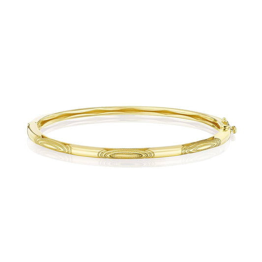 Bangle, Pulse Milgrain, 3mm