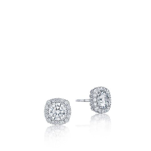 Full Bloom Diamond Stud Earrings