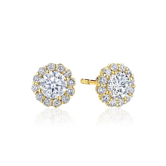 Full Bloom Diamond Stud Earrings