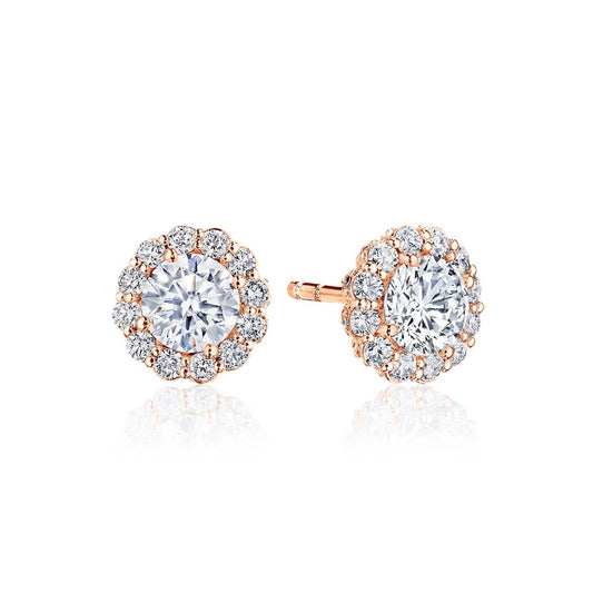 Full Bloom Diamond Stud Earrings
