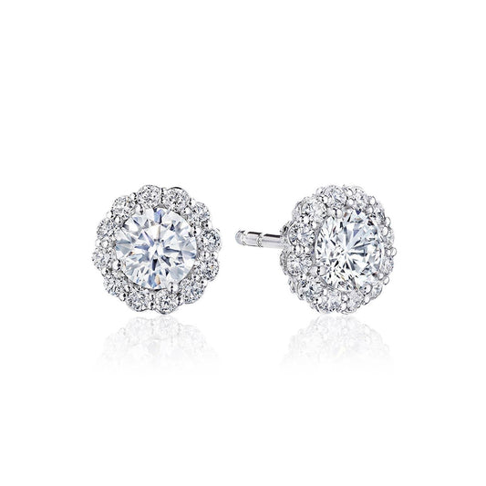 Full Bloom Diamond Stud Earrings