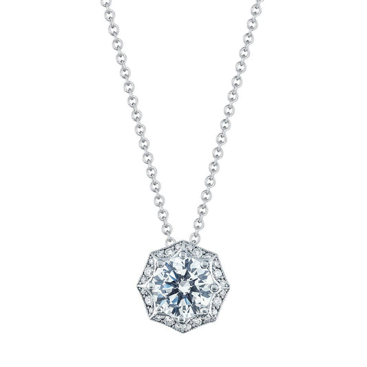 Art Deco Bloom Diamond Necklace