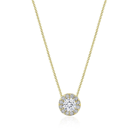 17" Single Bloom Diamond Necklace