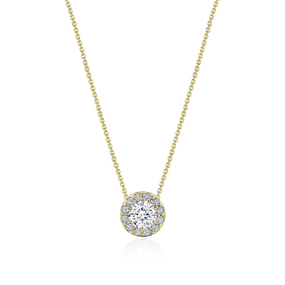 17" Single Bloom Diamond Necklace