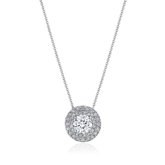 17" Double Bloom Diamond Necklace