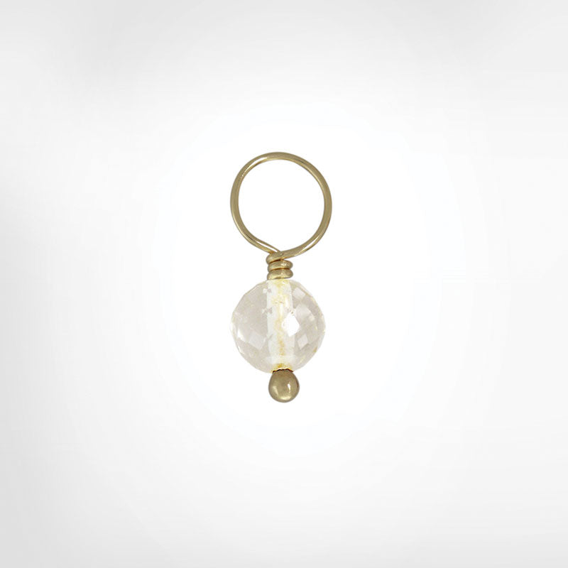 Clear Quartz Faceted Ball