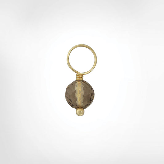 Smokey Quartz Faceted Ball