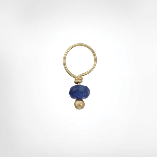 Blue Sapphire Faceted Rondelle