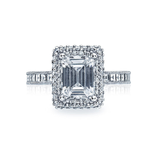 Tacori Blooming Beauties White Gold Engagement Ring Setting (0.89 CTW)