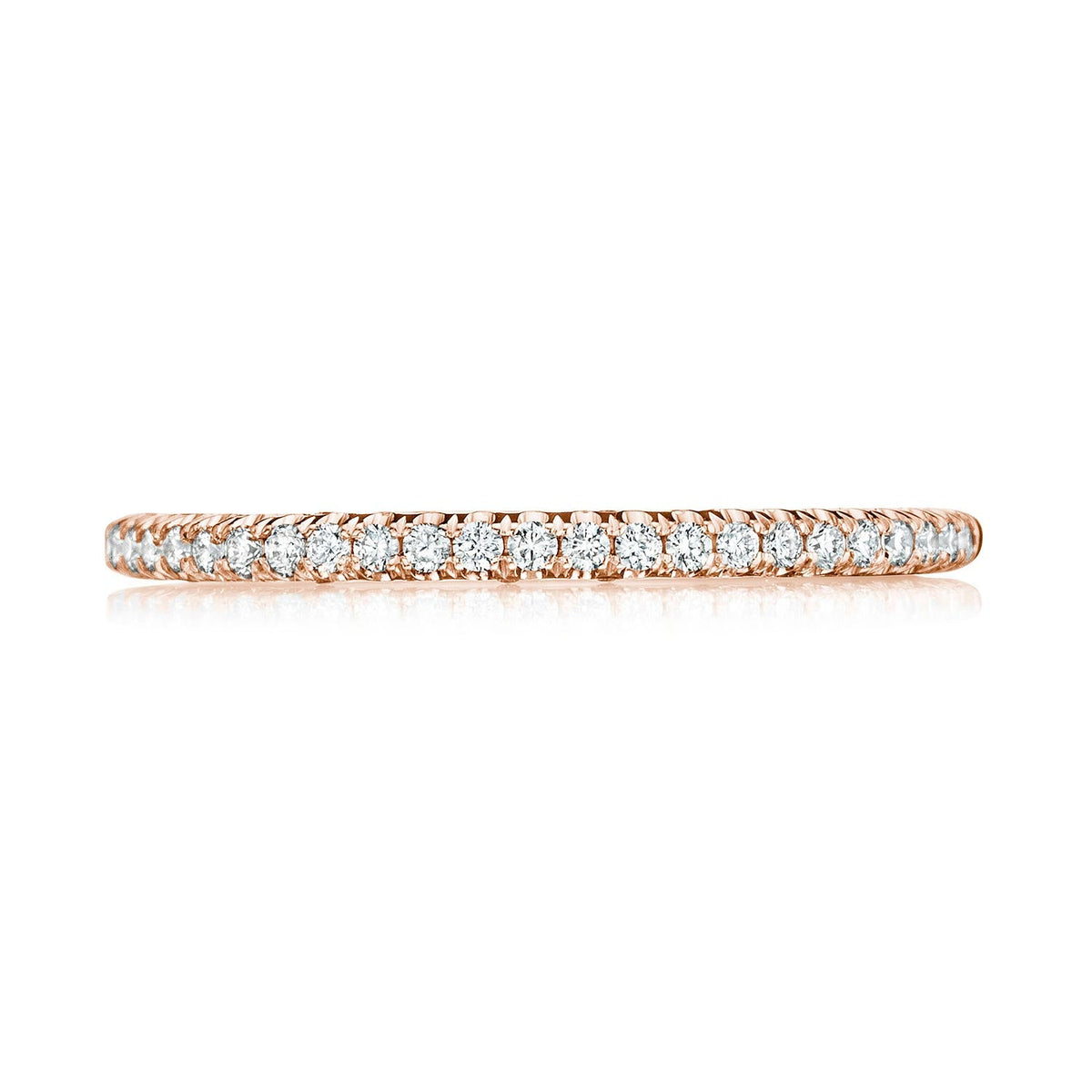 French Pav�� Diamond Wedding Band - 1.5mm