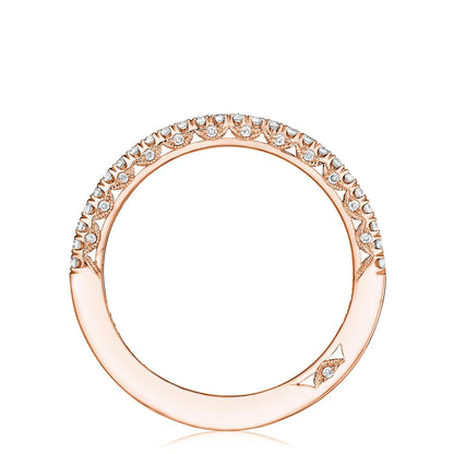 French Pav�� Diamond Wedding Band - 1.5mm