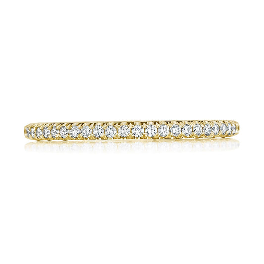 French Pav�� Diamond Wedding Band - 1.5mm