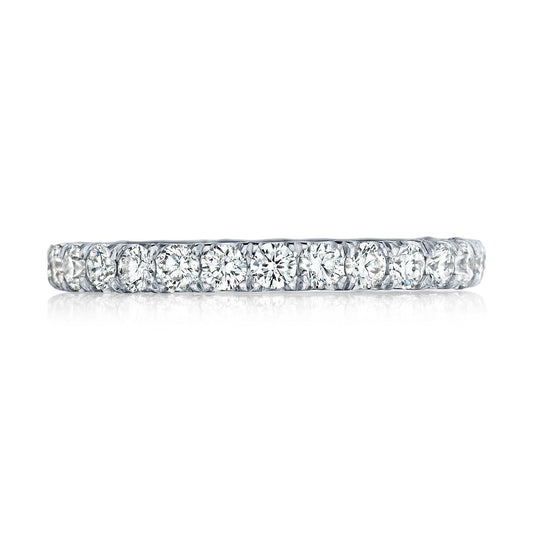 French Pav�� Diamond Wedding Band - 2.5mm