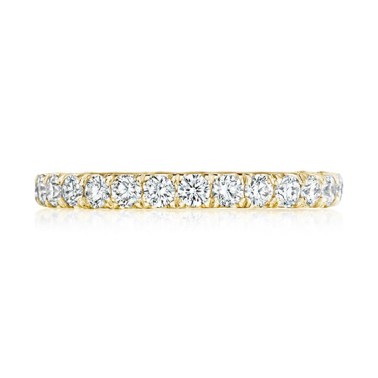 French Pav�� Diamond Wedding Band - 2.5mm