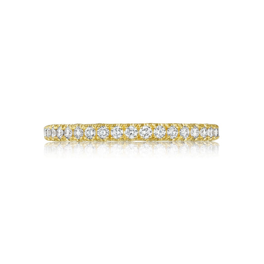 Tacori 18k Yellow Gold Petite Crescent Diamond Wedding Band (0.37 CTW)