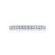 Tacori 18k White Gold Petite Crescent Diamond Wedding Band (0.55 CTW)