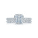 Tacori Petite Crescent Princess Diamond Engagement Ring Setting (0.49 CTW)