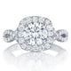 Round Bloom Engagement Ring