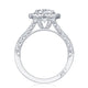 Round Bloom Engagement Ring