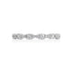Tacori 18k White Gold Petite Crescent Diamond Wedding Band (0.71 CTW)