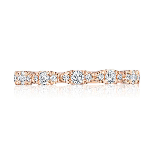 Marquise Shape Design Detail Wedding Band