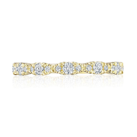 Marquise Shape Design Detail Wedding Band