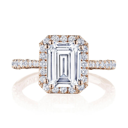 Emerald Bloom Engagement Ring