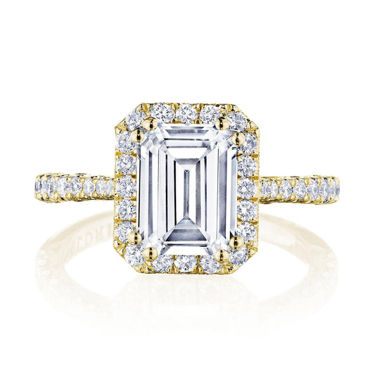 Emerald Bloom Engagement Ring