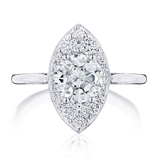 Round Bloom Engagement Ring