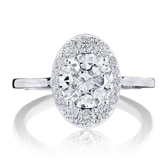 Round Bloom Engagement Ring