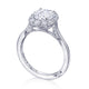 Round Bloom Engagement Ring