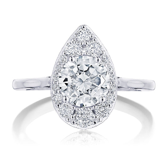 Round Bloom Engagement Ring