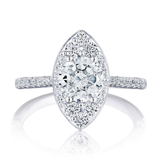 Round Bloom Engagement Ring